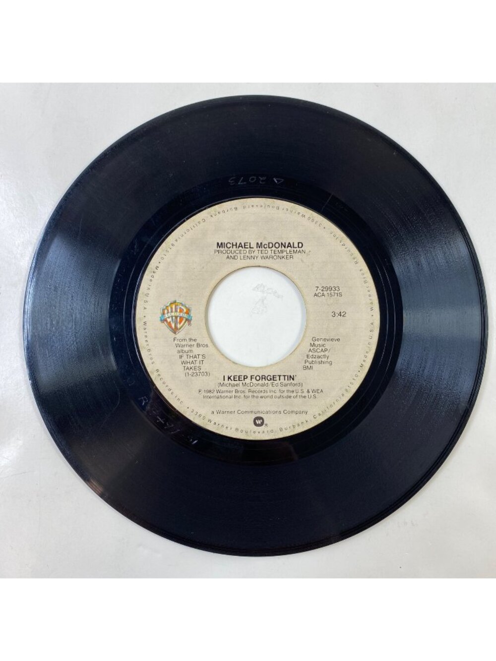 Michael Mcdonald 45 Rpm Vinyl Single Soft Rock I Keep Forgettin' Losin' End